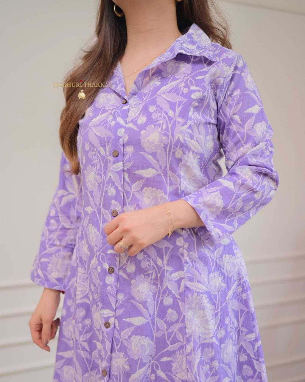 Ynf Cotton RIN220 lotus Kurti Wholesale Printed Kurtis Manufacturer