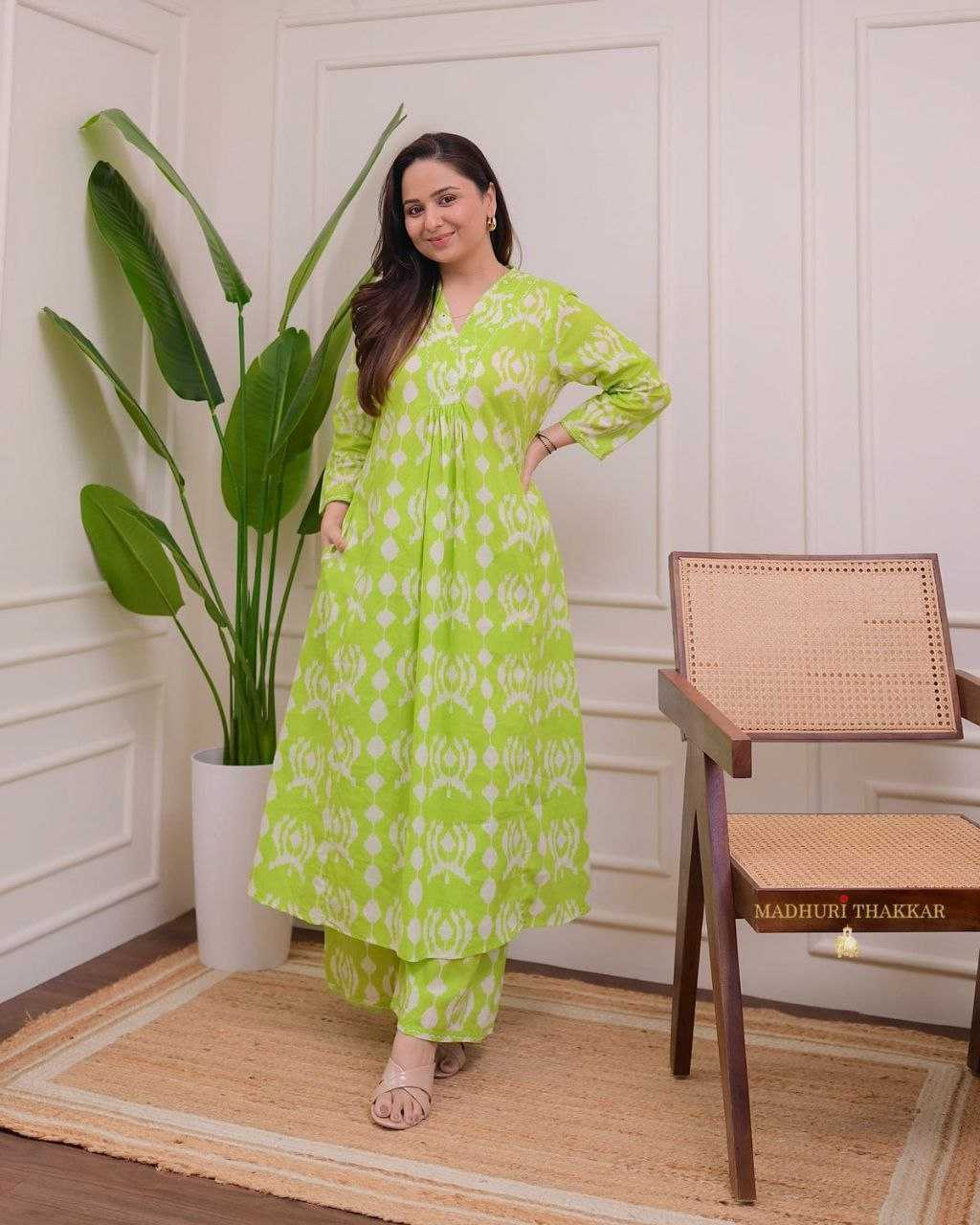 Ynf Cotton RIN220 lotus Kurti Wholesale Printed Kurtis Manufacturer