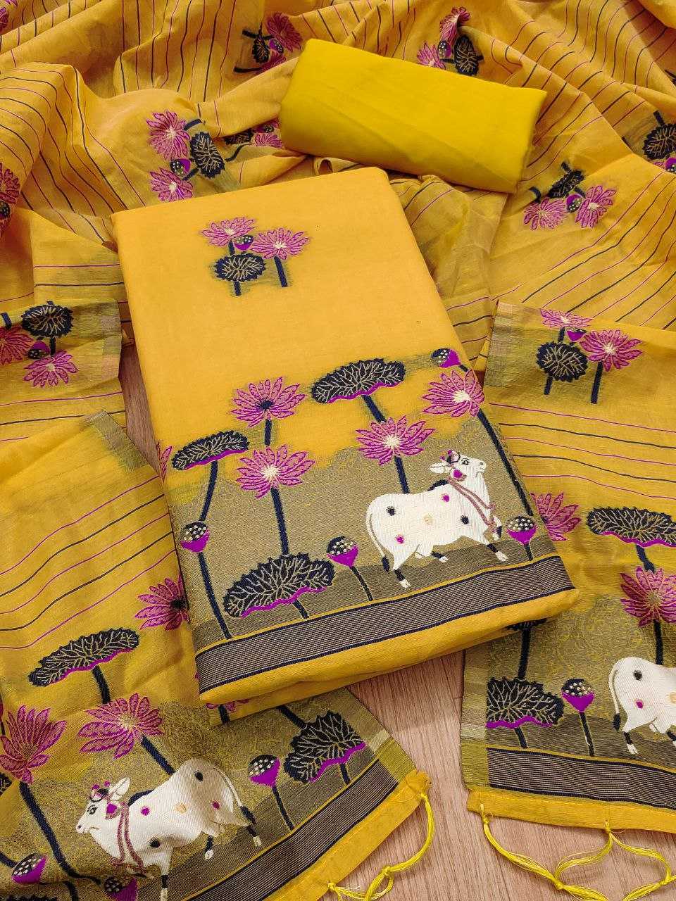 Ynf Cotton RIN221 AHALYA VOL 11 Suits & Dresses Wedding Collections Festive Collections Wholesale Ladies Salwar Suits Suit Material Cotton Dresses Manufacturer