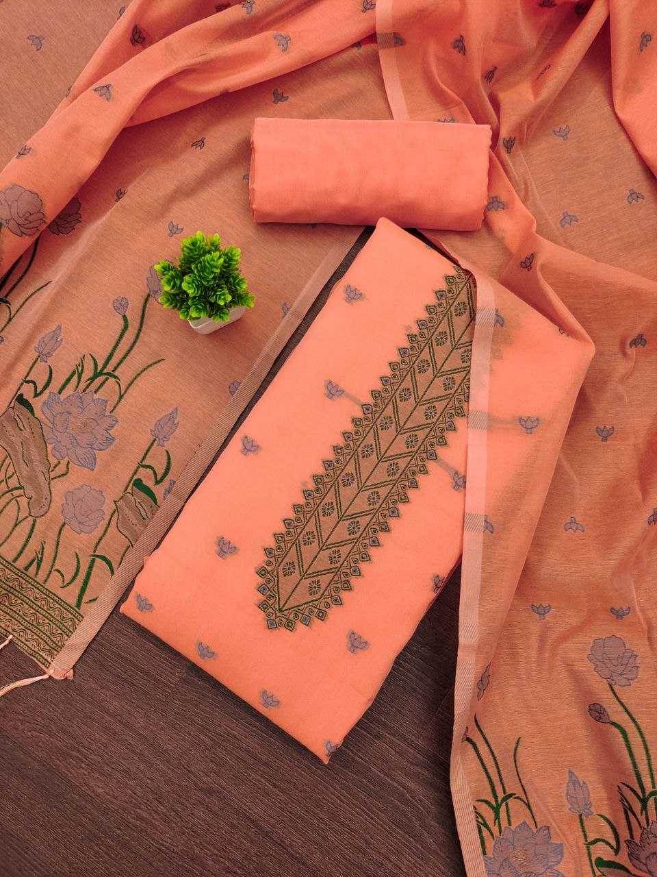 Ynf Cotton RIN221 AHALYA VOL 12 Suits & Dresses Wholesale Ladies Suits Unstitched Suits Embroidery Suits Manufacturer