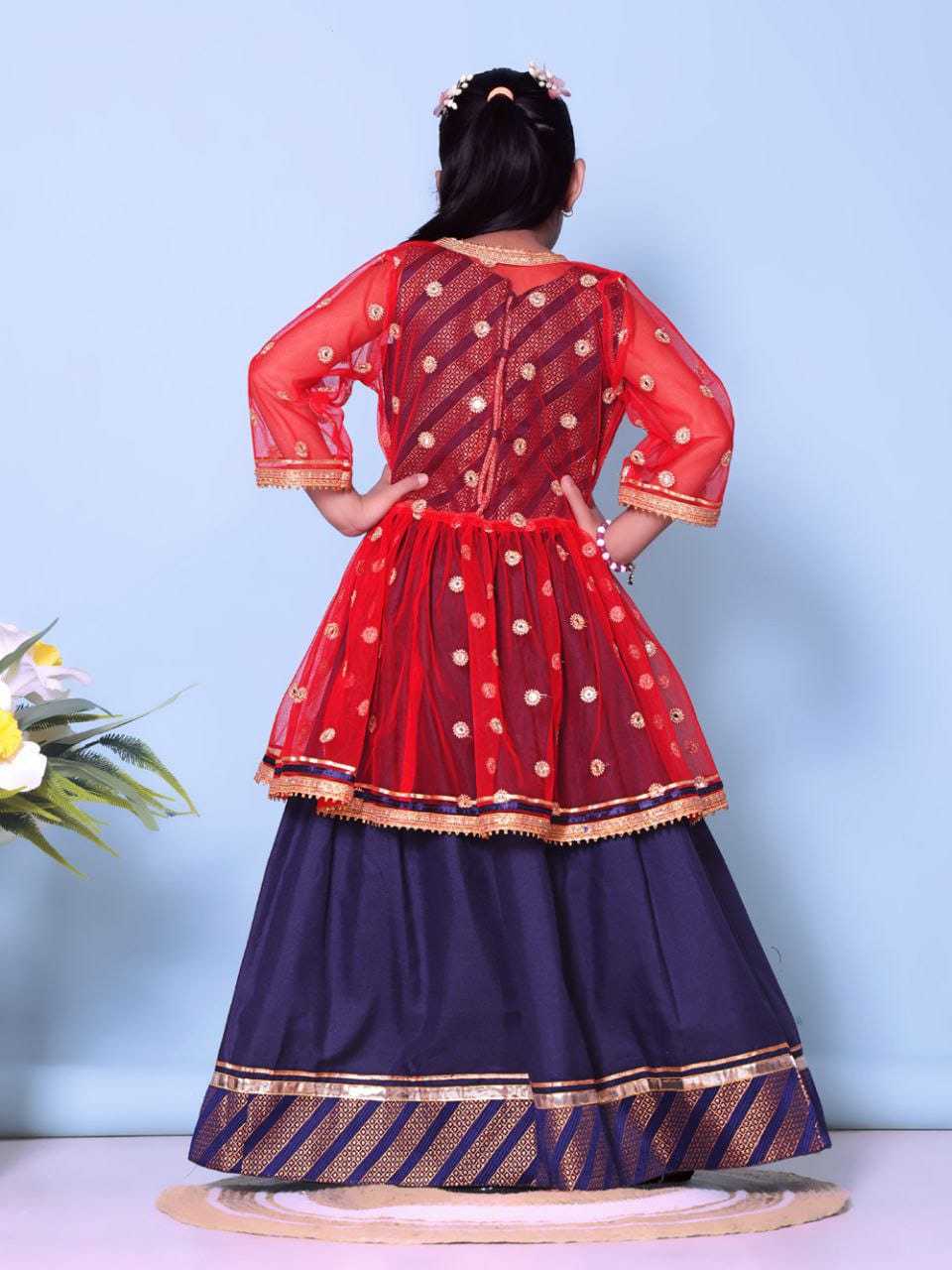 Ynf Cotton RIN222 HK-115 Kids Wear Wholesale Kids Lehenga Kids Lehenga Choli Baby Girl Lehenga Manufacturer