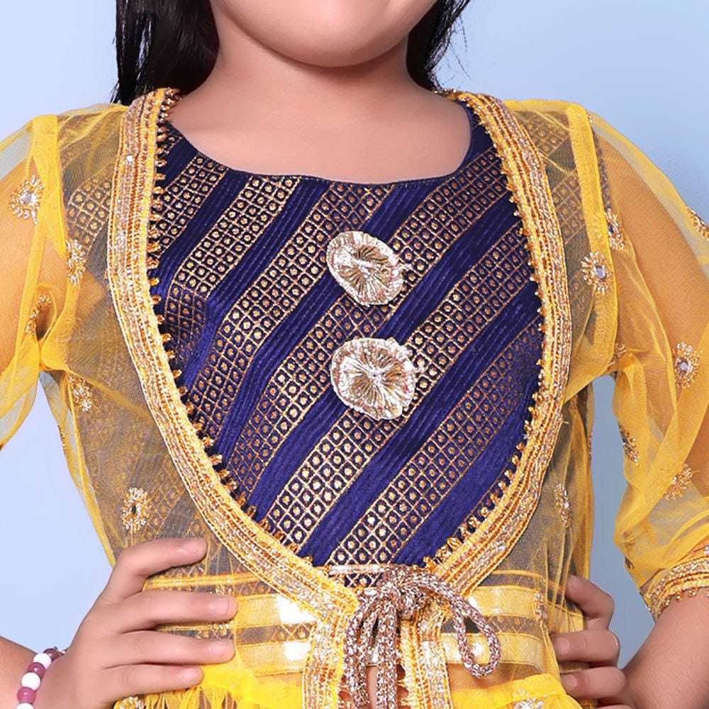 Ynf Cotton RIN222 HK-115 Kids Wear Wholesale Kids Lehenga Kids Lehenga Choli Baby Girl Lehenga Manufacturer
