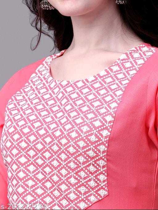 Ynf Cotton RIN222 SHREEVA Kurti Wholesale Designer Kurtis Cotton Kurtis Embroidered Kurtis Manufacturer
