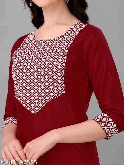 Ynf Cotton RIN222 SHREEVA Kurti Wholesale Designer Kurtis Cotton Kurtis Embroidered Kurtis Manufacturer