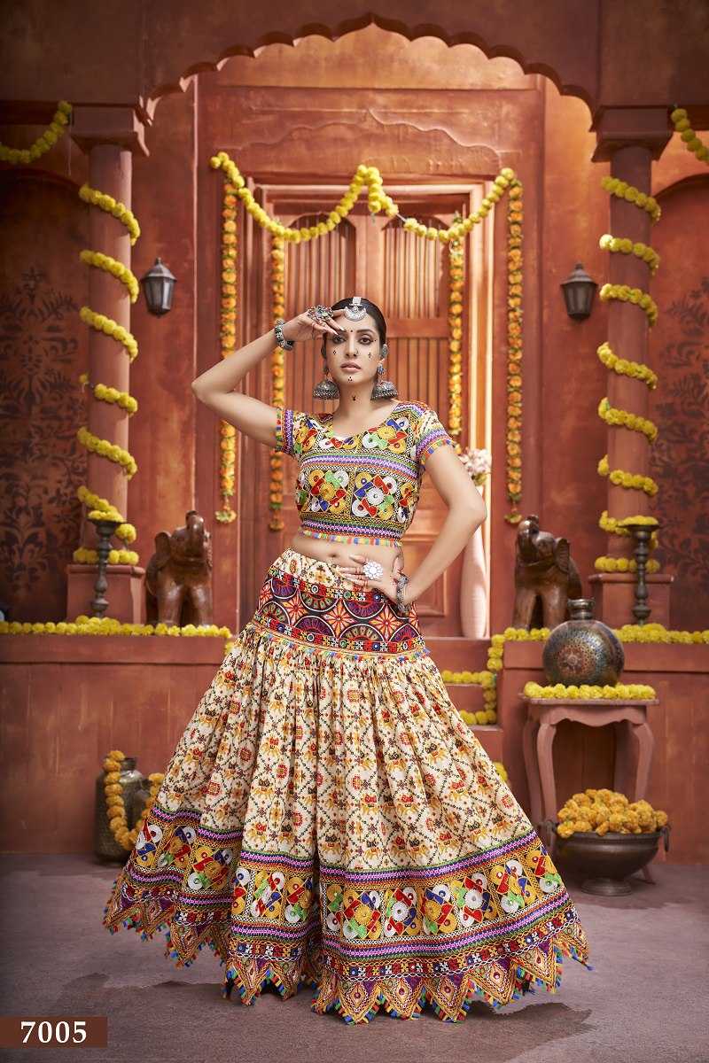 Ynf Cotton RIN227 7005 Lehengas Festive Collections Wholesale Silk Lehenga Navratri Chaniya Choli Manufacturer