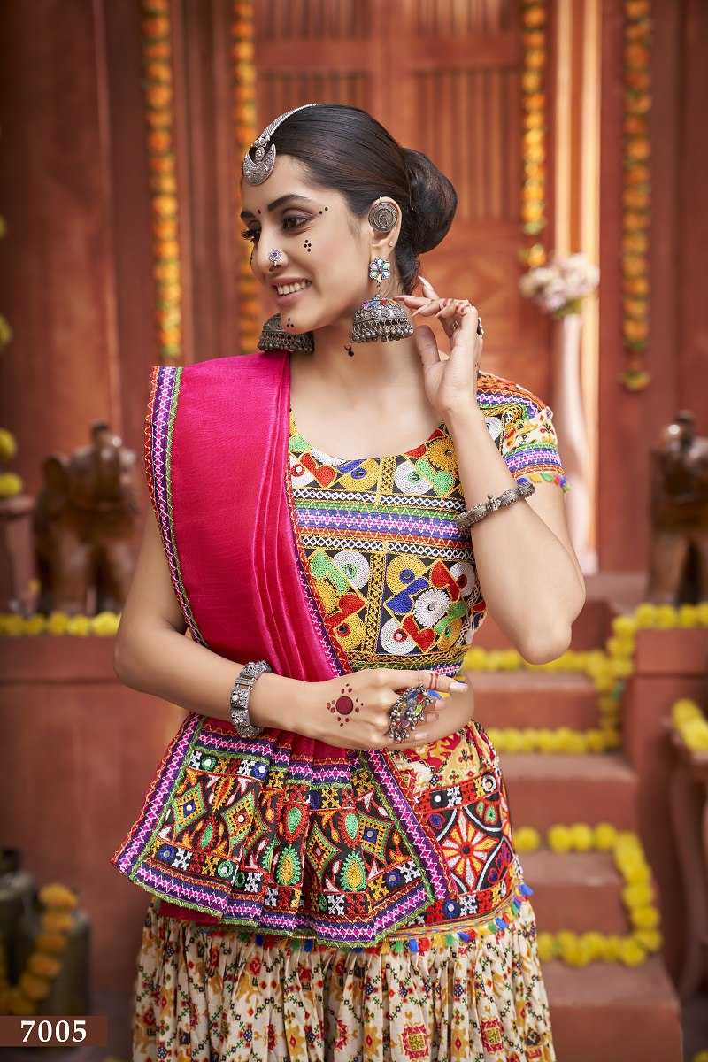 Ynf Cotton RIN227 7005 Lehengas Festive Collections Wholesale Silk Lehenga Navratri Chaniya Choli Manufacturer