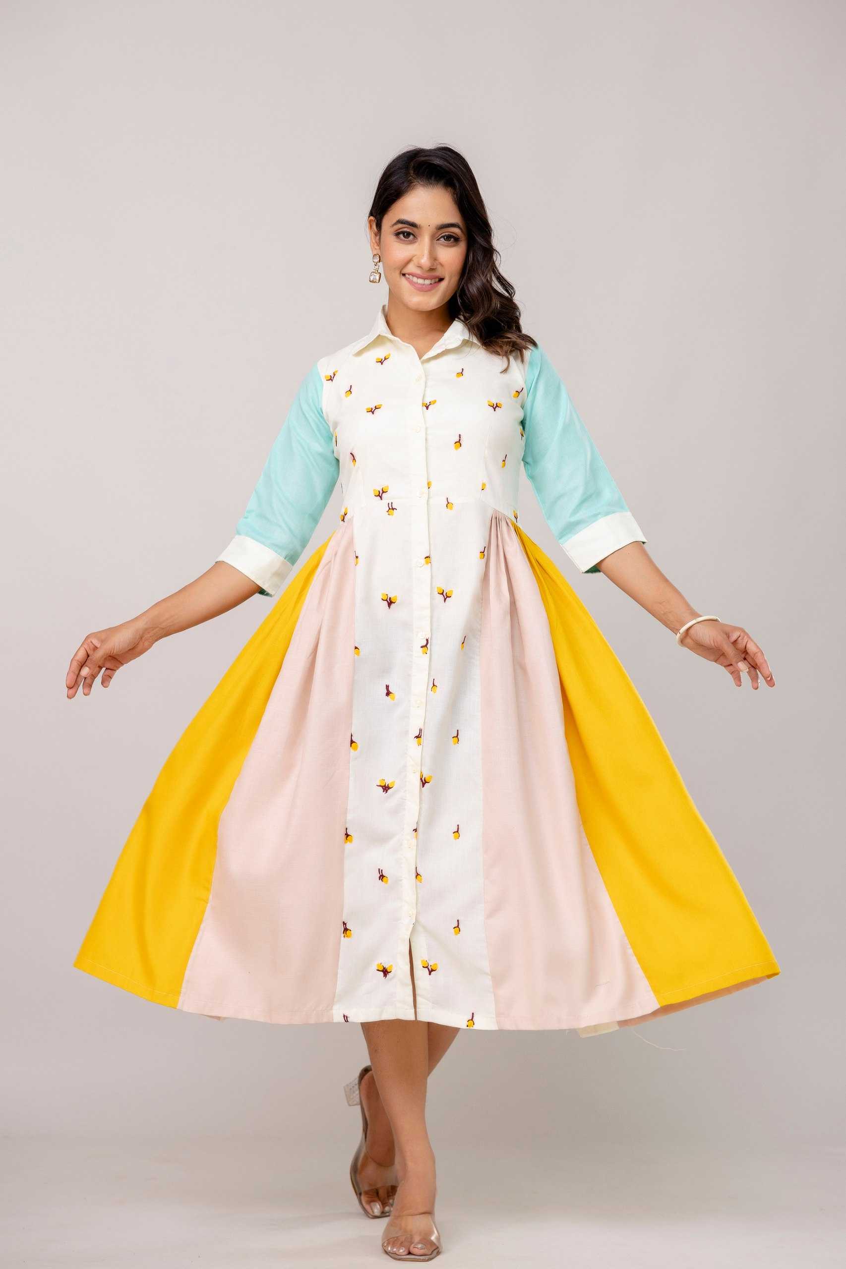 Ynf Cotton RIN228 94 Kurti Wholesale Casual Kurtis Festive Kurtis Printed Kurtis Embroidered Kurtis Manufacturer