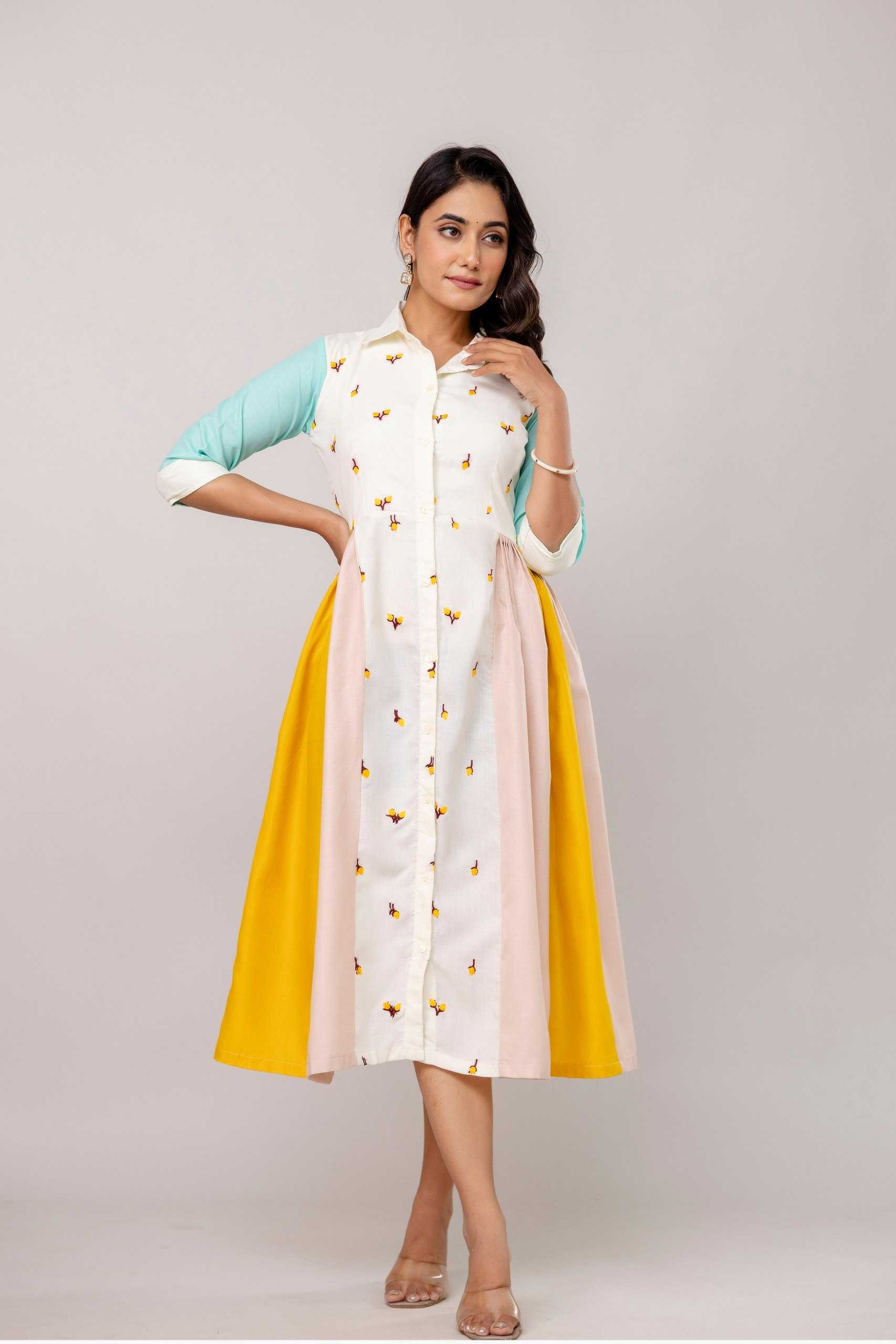 Ynf Cotton RIN228 94 Kurti Wholesale Casual Kurtis Festive Kurtis Printed Kurtis Embroidered Kurtis Manufacturer
