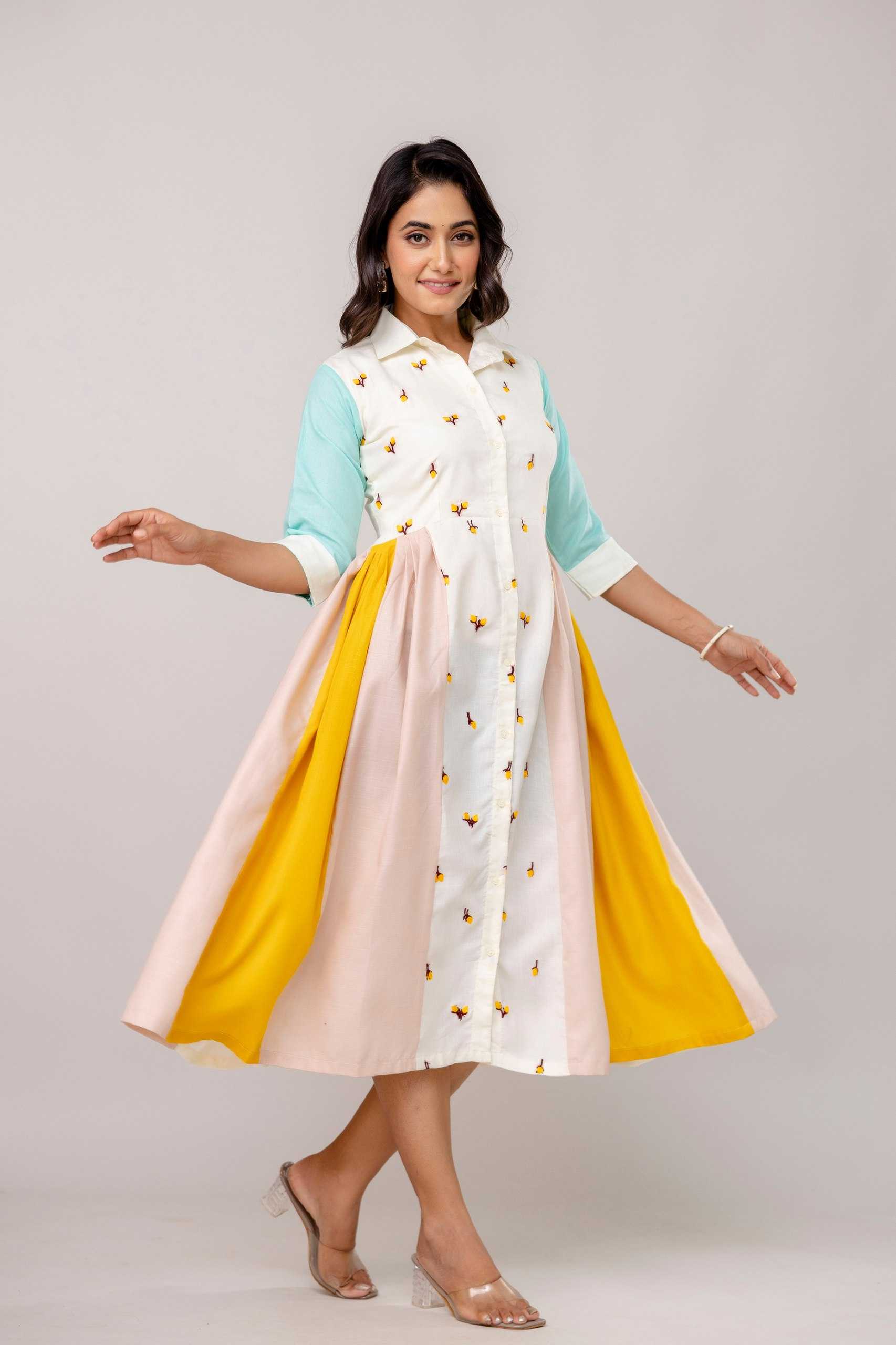 Ynf Cotton RIN228 94 Kurti Wholesale Casual Kurtis Festive Kurtis Printed Kurtis Embroidered Kurtis Manufacturer