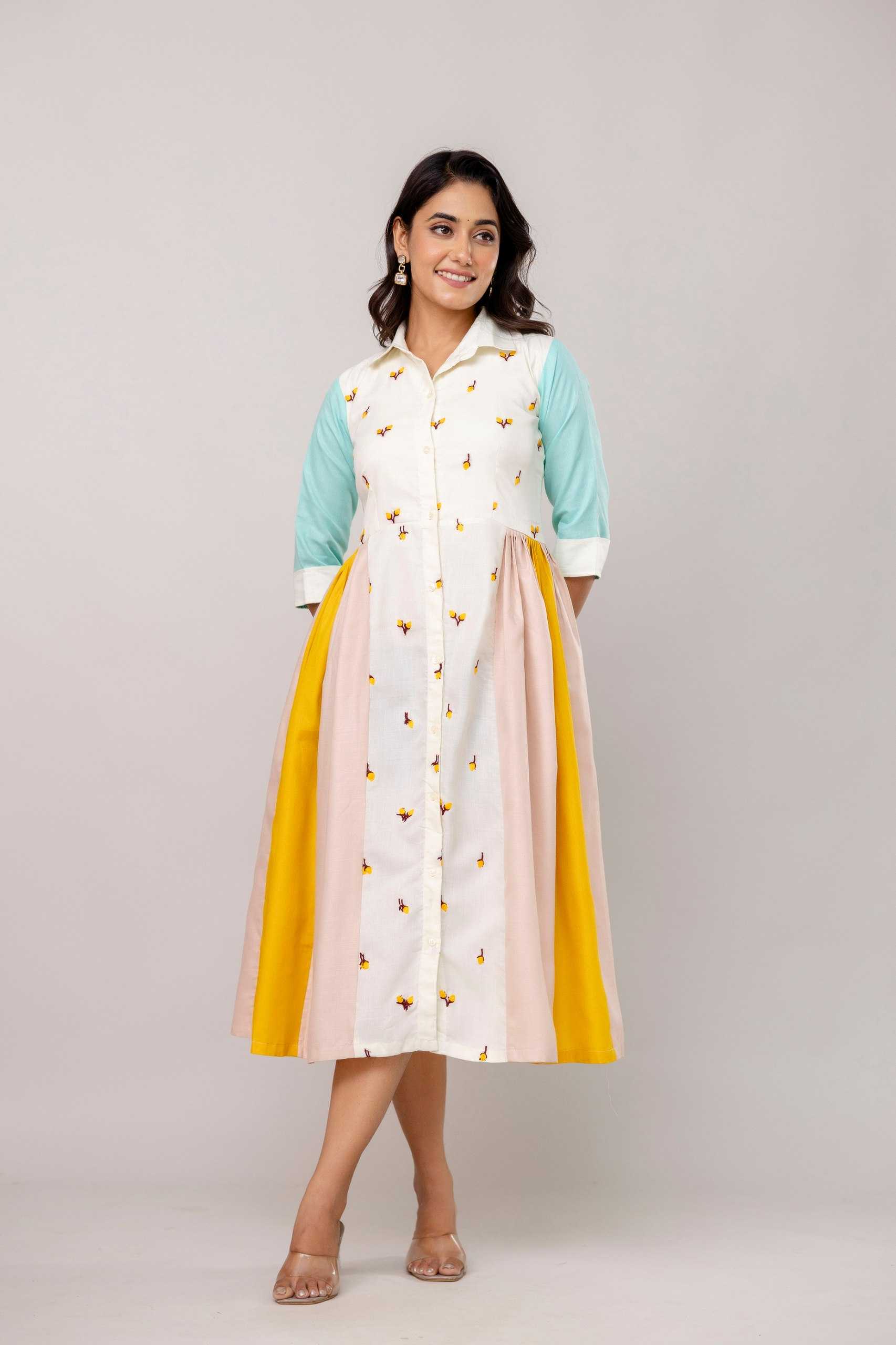 Ynf Cotton RIN228 94 Kurti Wholesale Casual Kurtis Festive Kurtis Printed Kurtis Embroidered Kurtis Manufacturer