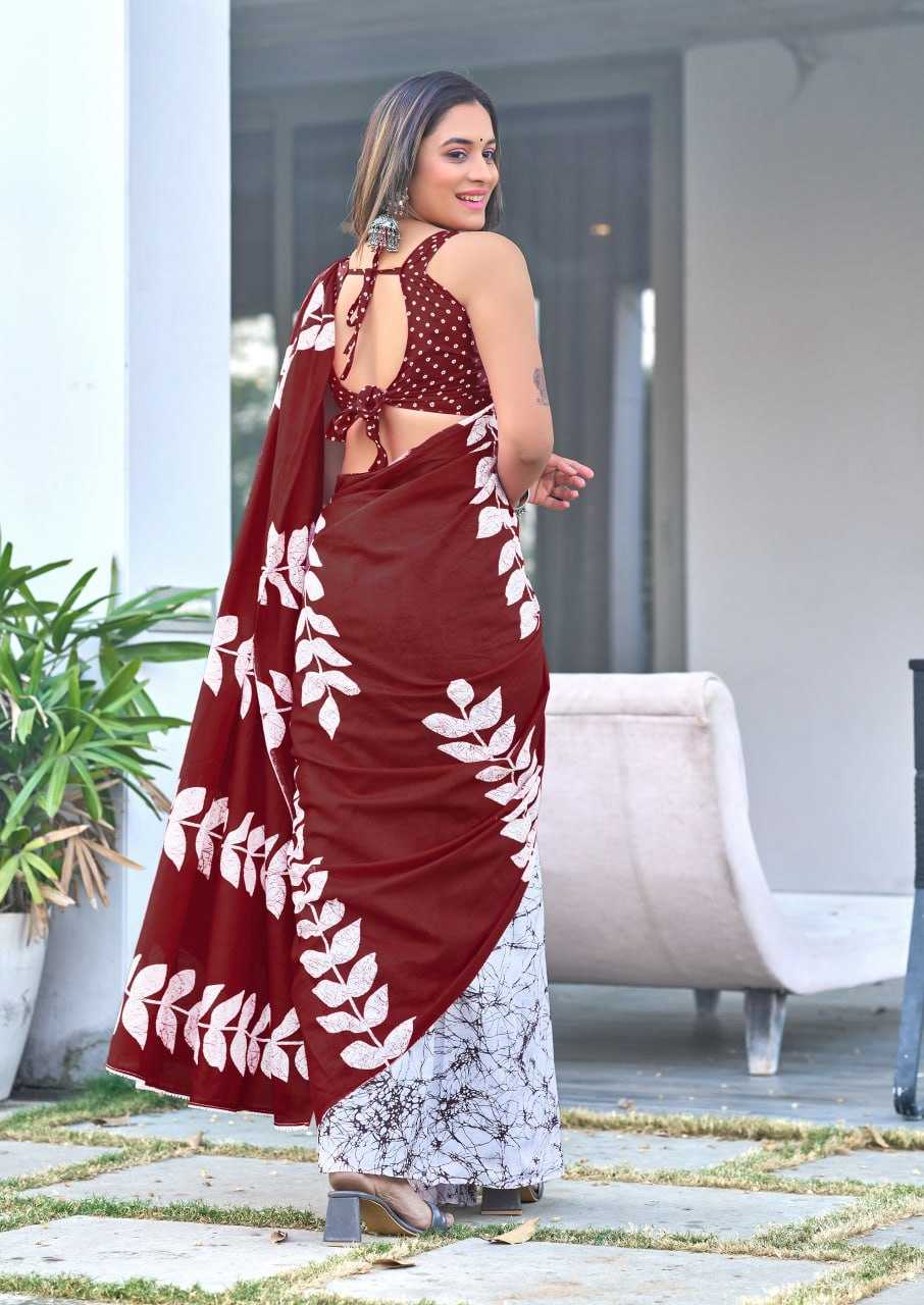 Ynf Cotton RIN229 1 KOMAL Sarees Wholesale Printed Cotton Saree Cotton Sarees Mulmul Cotton Sarees Manufacturer