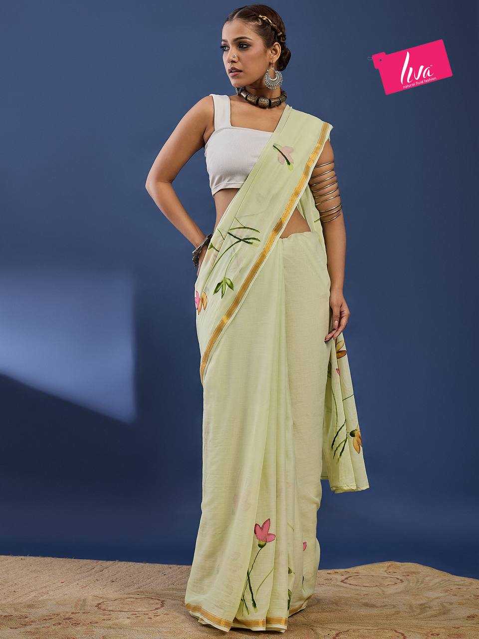 Ynf Cotton RIN229 1 Sarees Wholesale Printed Cotton Saree Cotton Sarees Mulmul Cotton Sarees Manufacturer