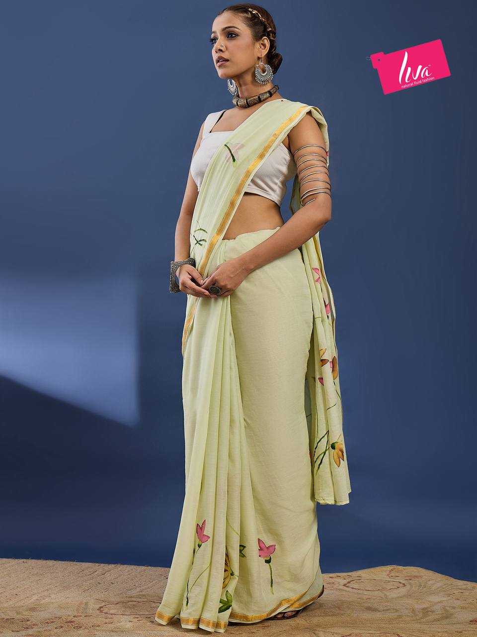 Ynf Cotton RIN229 1 Sarees Wholesale Printed Cotton Saree Cotton Sarees Mulmul Cotton Sarees Manufacturer