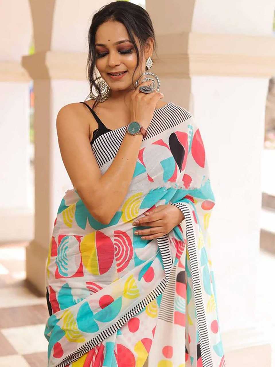 Ynf Cotton RIN229 118 Sarees Wholesale Printed Sarees Printed Cotton Saree Cotton Sarees Manufacturer