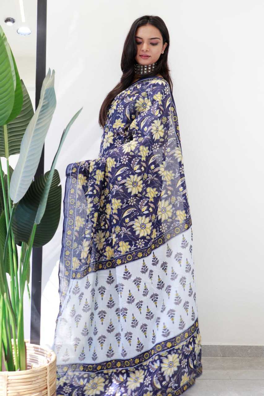 Ynf Cotton RIN229 122 Sarees Wholesale Printed Sarees Ajrakh Sarees Cotton Sarees Manufacturer