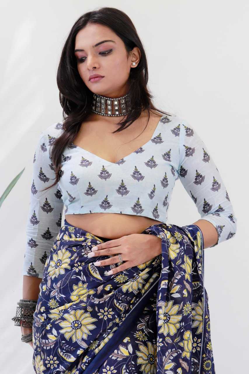 Ynf Cotton RIN229 122 Sarees Wholesale Printed Sarees Ajrakh Sarees Cotton Sarees Manufacturer