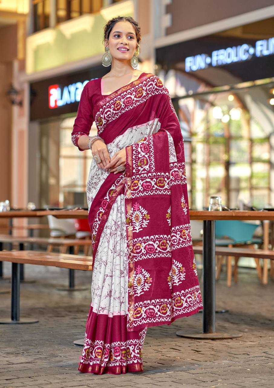 Ynf Cotton RIN229 83 Sarees Wholesale Printed Cotton Saree Cotton Sarees Mulmul Cotton Sarees Manufacturer