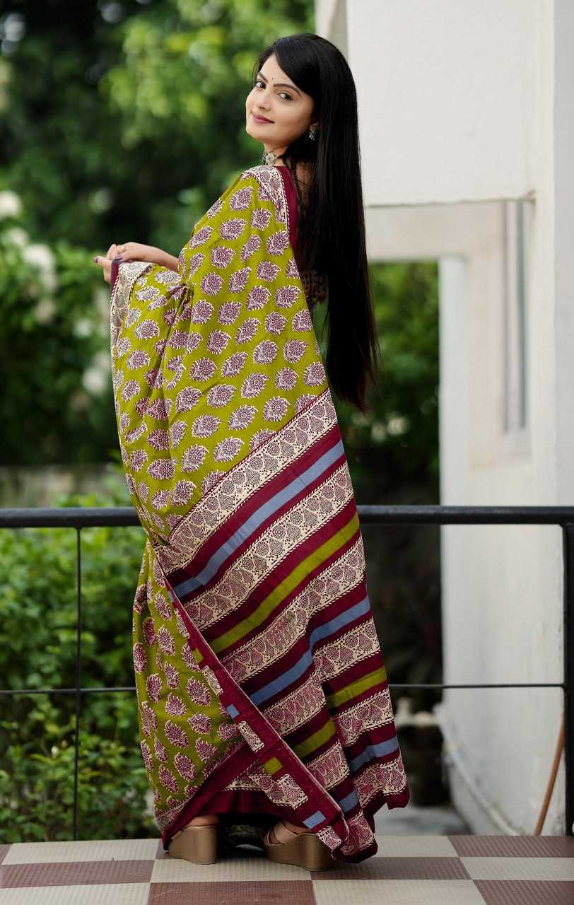 Ynf Cotton RIN229 93-10 Sarees Wholesale Printed Cotton Saree Cotton Sarees Mulmul Cotton Sarees Manufacturer