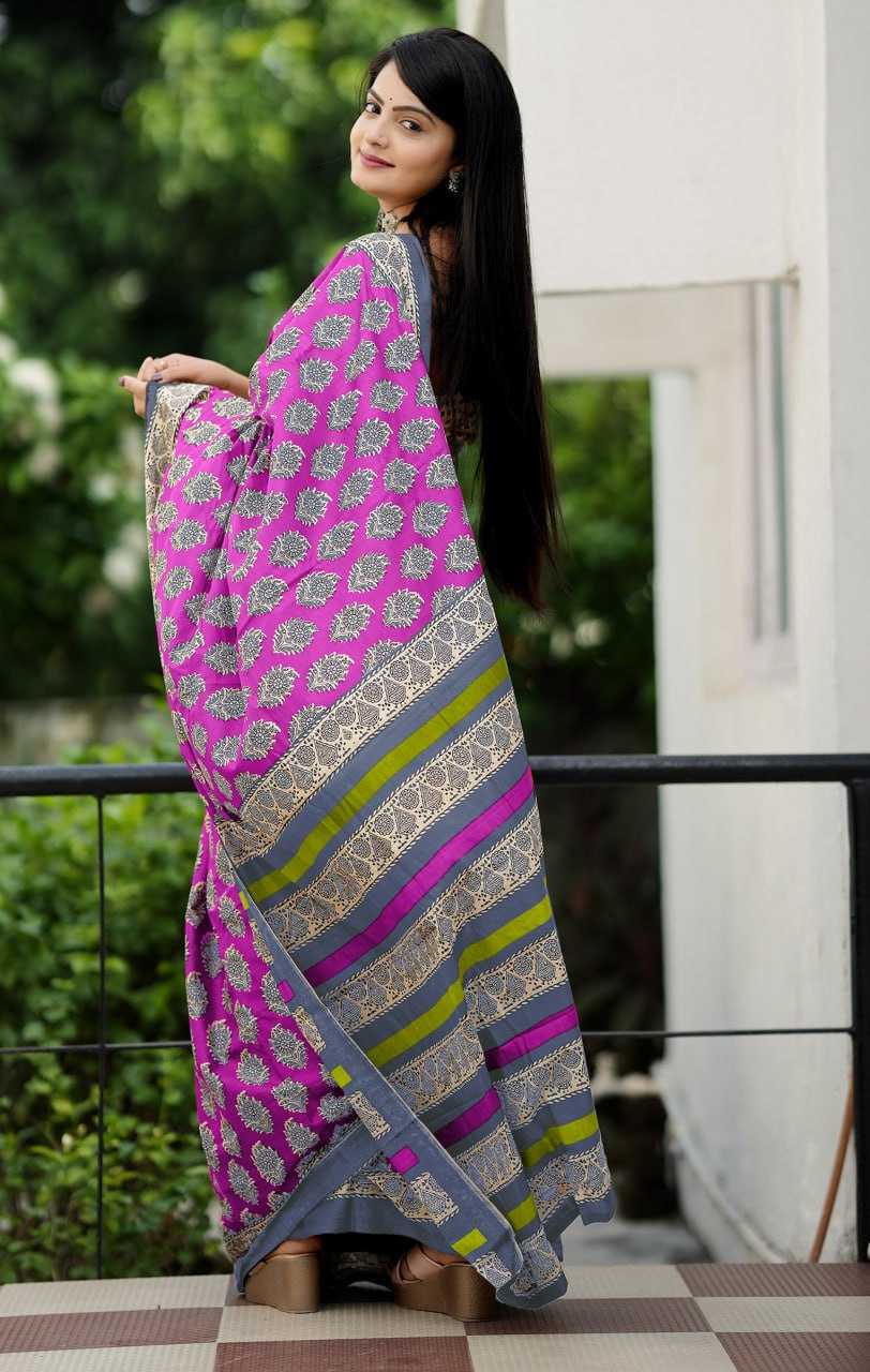 Ynf Cotton RIN229 93-10 Sarees Wholesale Printed Cotton Saree Cotton Sarees Mulmul Cotton Sarees Manufacturer