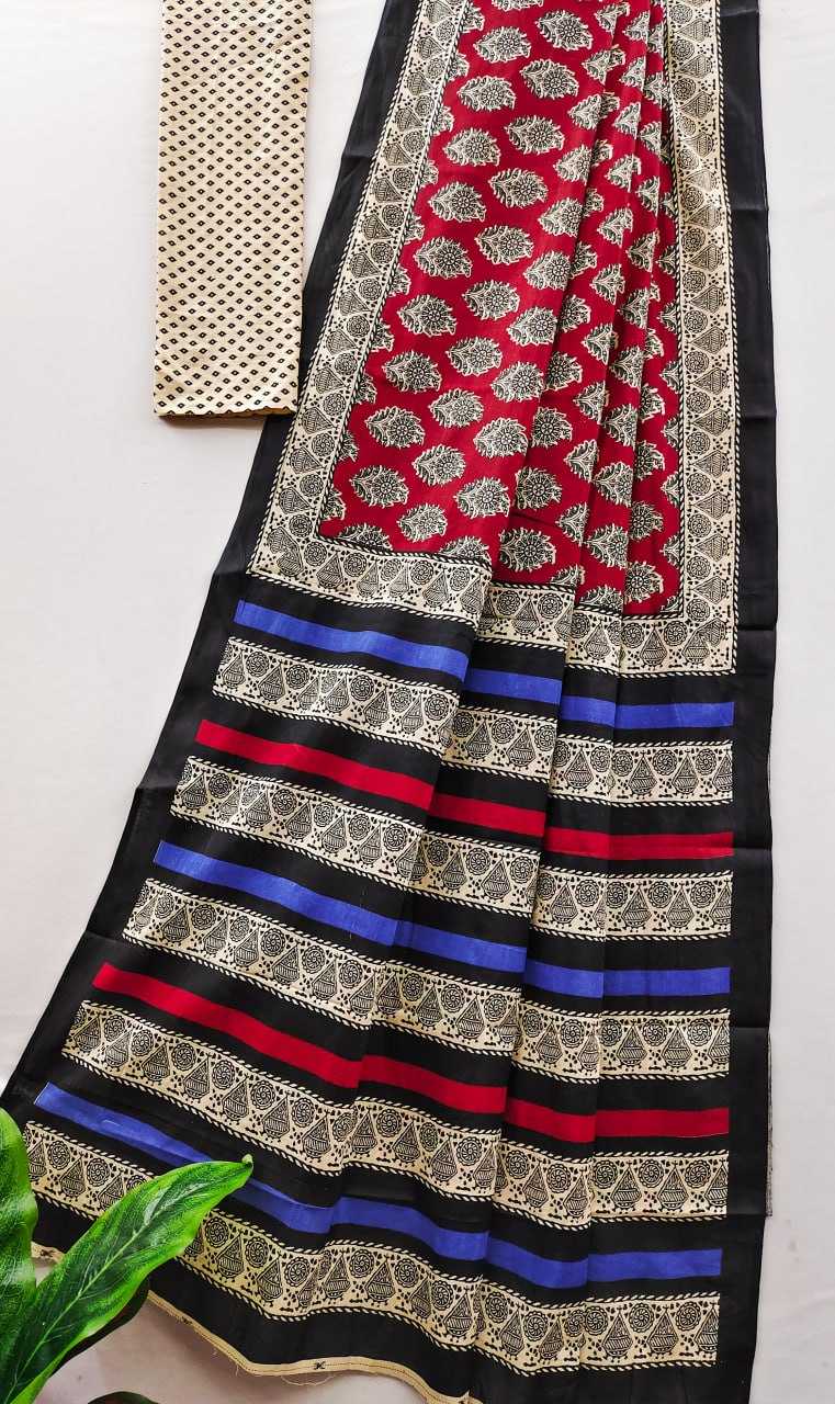 Ynf Cotton RIN229 93-10 Sarees Wholesale Printed Cotton Saree Cotton Sarees Mulmul Cotton Sarees Manufacturer