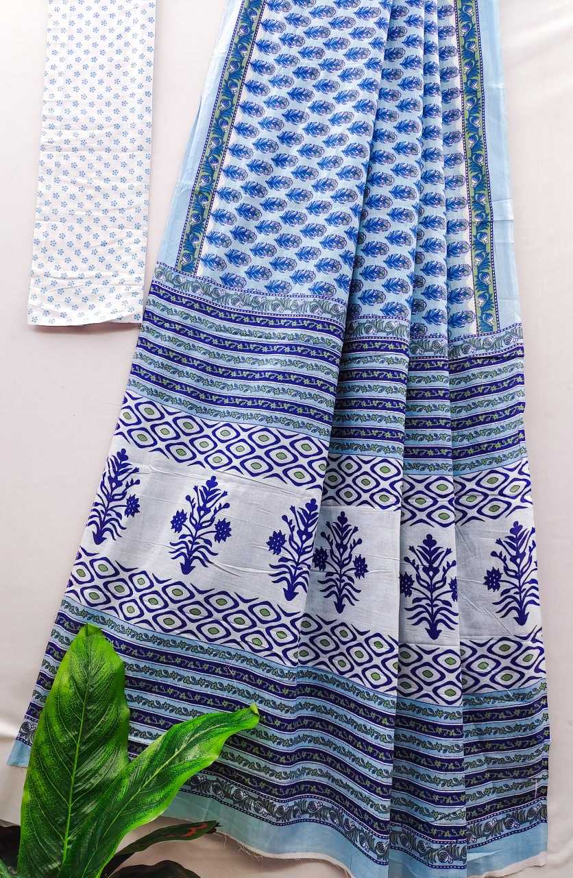 Ynf Cotton RIN229 93-11 Sarees Wholesale Printed Cotton Saree Cotton Sarees Mulmul Cotton Sarees Manufacturer