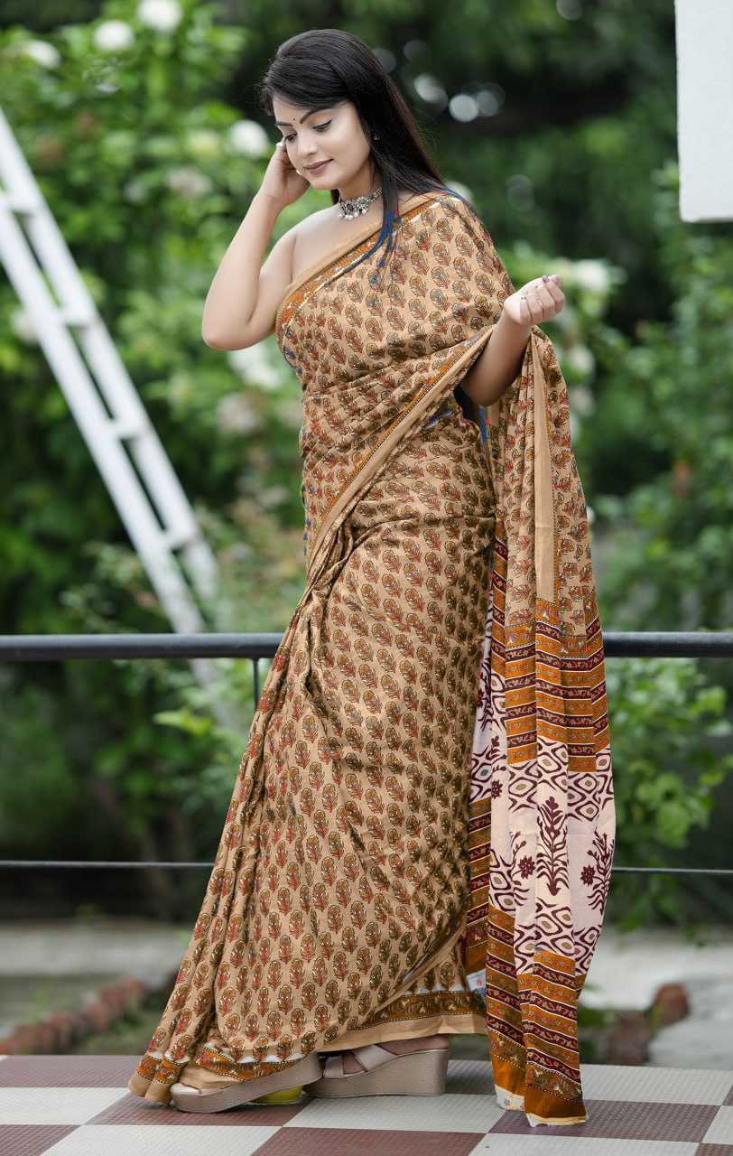 Ynf Cotton RIN229 93-11 Sarees Wholesale Printed Cotton Saree Cotton Sarees Mulmul Cotton Sarees Manufacturer