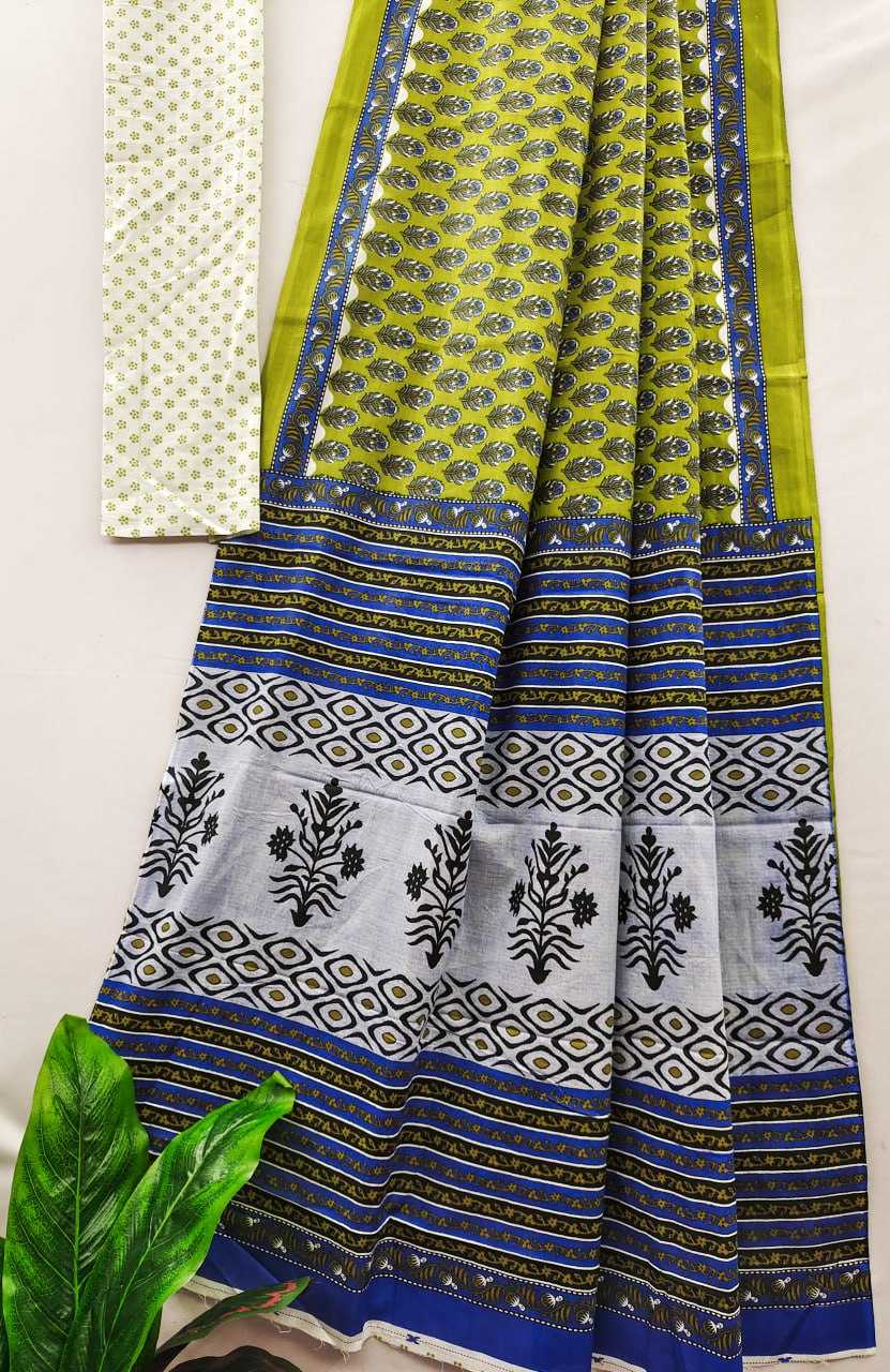 Ynf Cotton RIN229 93-11 Sarees Wholesale Printed Cotton Saree Cotton Sarees Mulmul Cotton Sarees Manufacturer