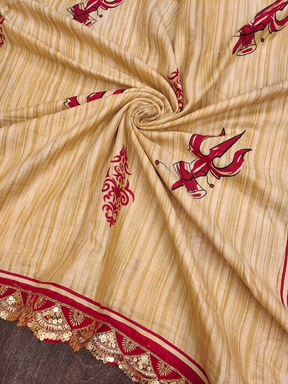 Ynf Cotton RIN229 DURGA Festive Collections Wholesale Durga Pooja Sarees Manufacturer