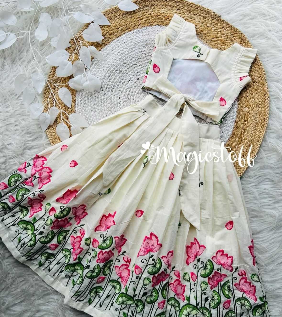Ynf Cotton RIN235 Anvi Kids Wear Festive Collections Wholesale Kids Lehenga Choli Baby Girl Lehenga Onam Collections Manufacturer