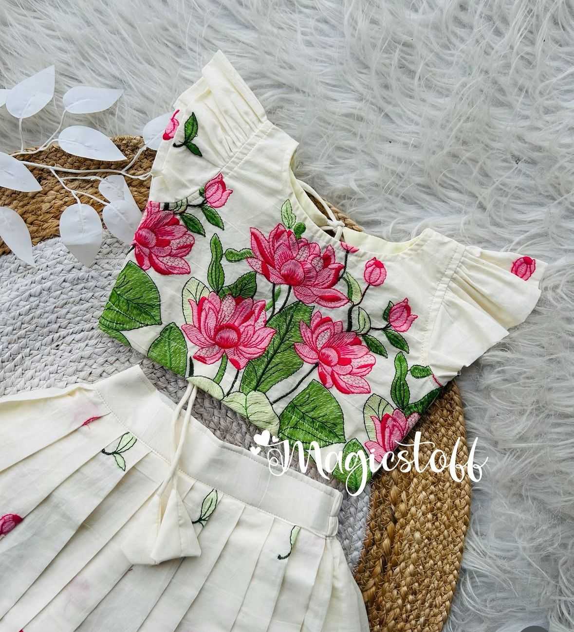 Ynf Cotton RIN235 Reyan Kids Wear Festive Collections Wholesale Kids Lehenga Kids Lehenga Choli Onam Collections Manufacturer