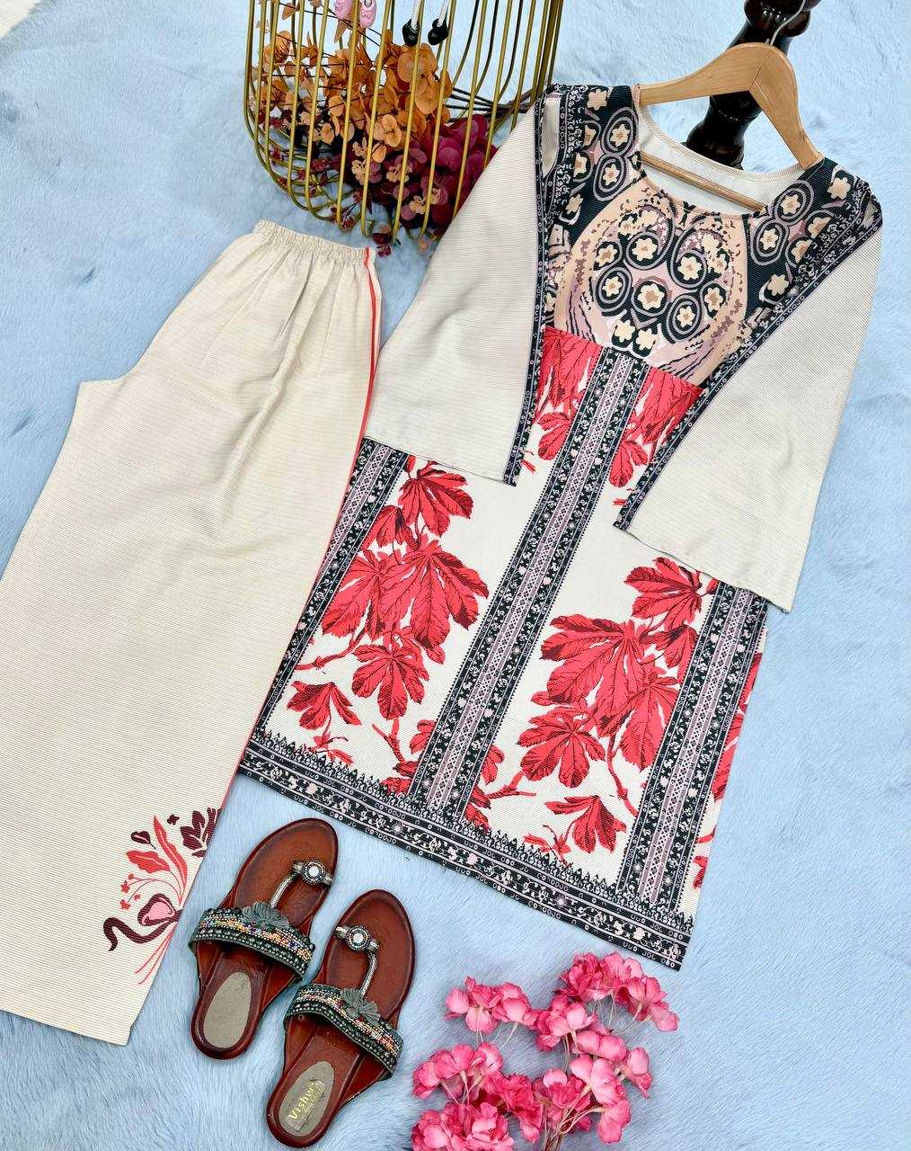 Ynf Crepe KESH141 1122 Western Wears Wholesale Co-ord Set Manufacturer