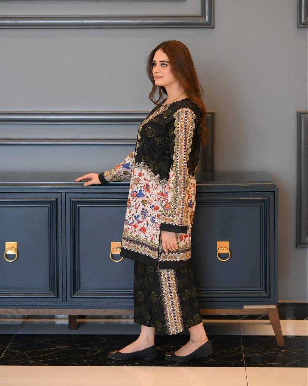 Ynf Crepe KESH141 1123 Kurti Wholesale Printed Kurtis Kurtis With Bottom Embroidered Kurtis Manufacturer