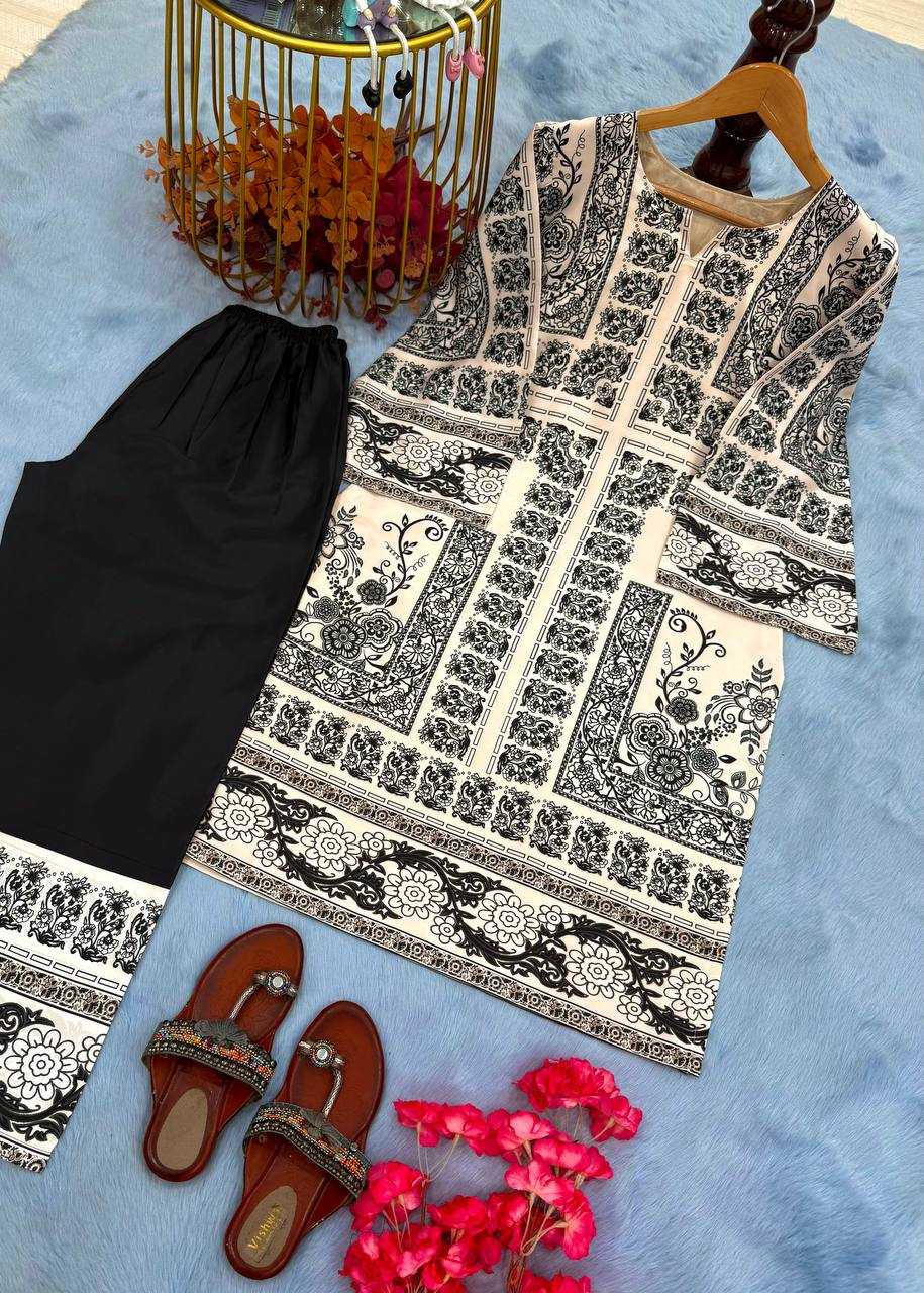 Ynf Crepe KESH141 1123 Kurti Wholesale Printed Kurtis Kurtis With Bottom Embroidered Kurtis Manufacturer