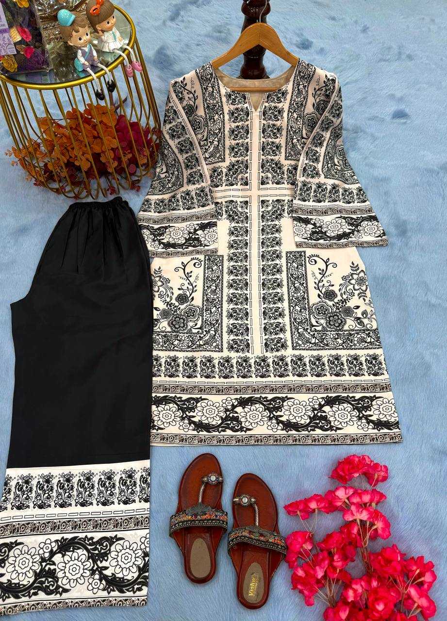Ynf Crepe KESH141 1123 Kurti Wholesale Printed Kurtis Kurtis With Bottom Embroidered Kurtis Manufacturer