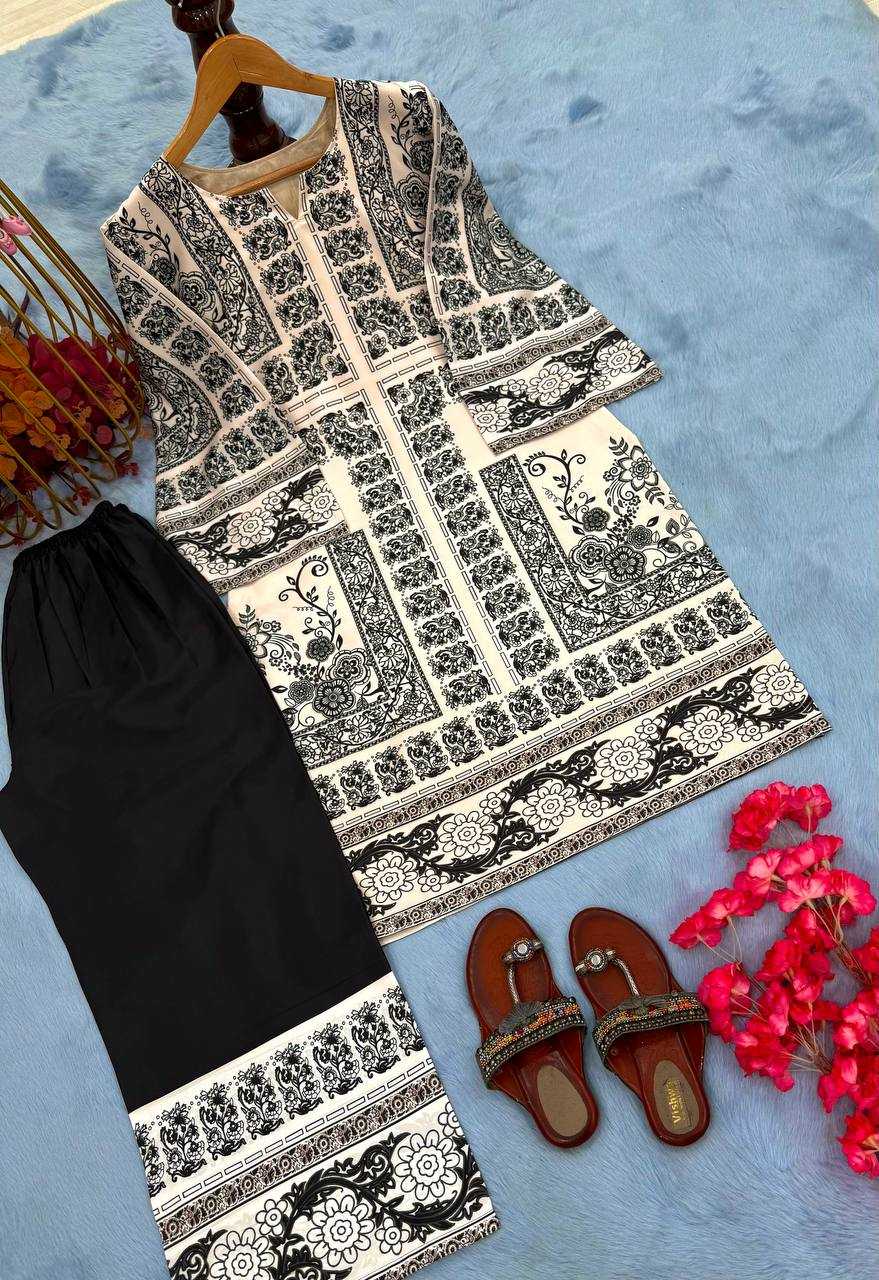 Ynf Crepe KESH141 1123 Kurti Wholesale Printed Kurtis Kurtis With Bottom Embroidered Kurtis Manufacturer