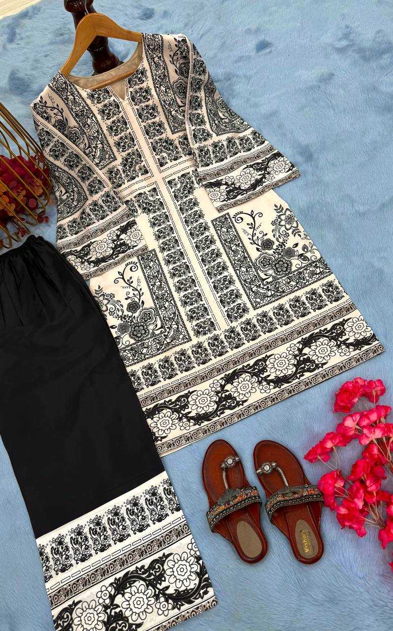 Ynf Crepe KESH141 1123 Kurti Wholesale Printed Kurtis Kurtis With Bottom Embroidered Kurtis Manufacturer