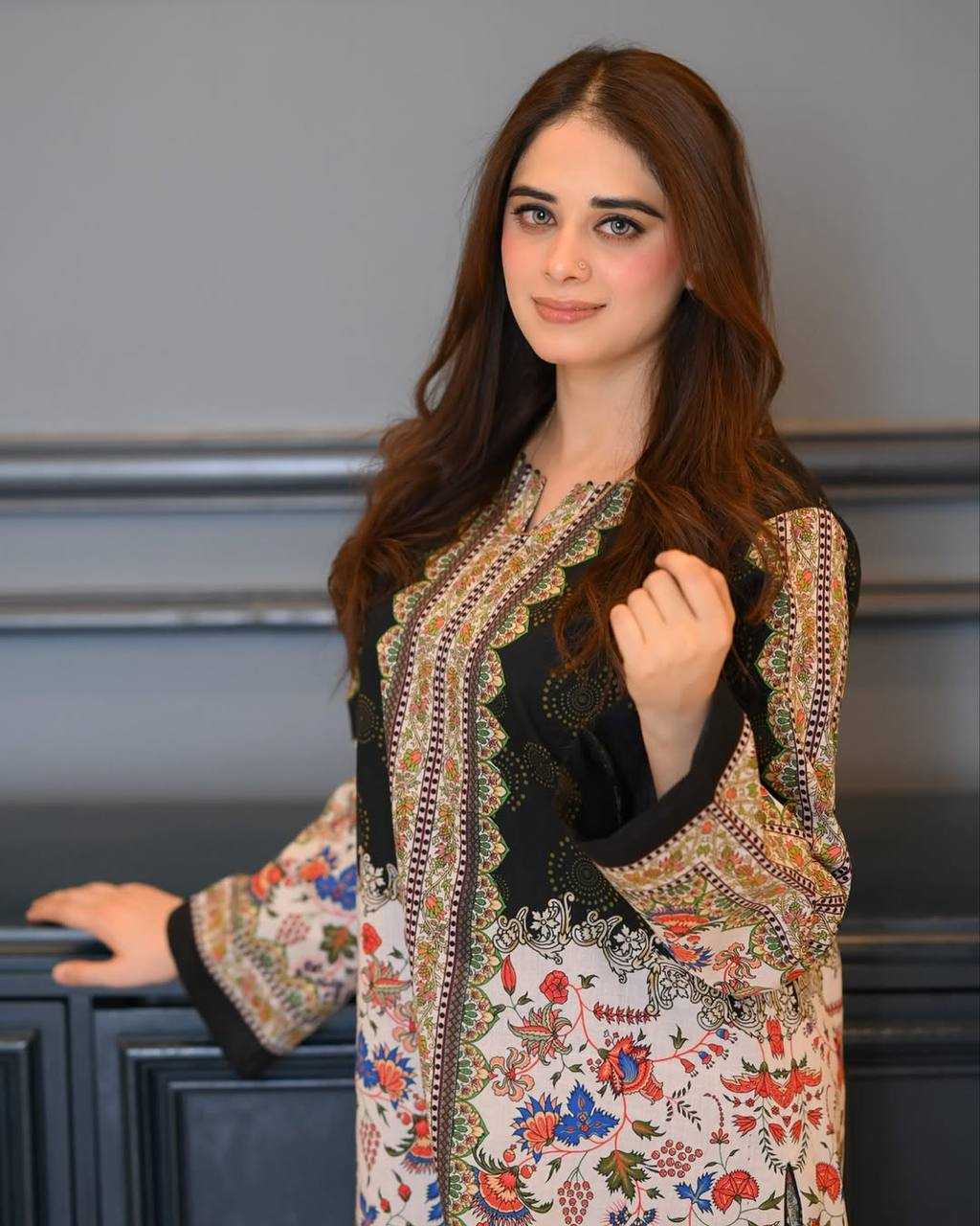 Ynf Crepe KESH141 1123 Kurti Wholesale Printed Kurtis Kurtis With Bottom Embroidered Kurtis Manufacturer