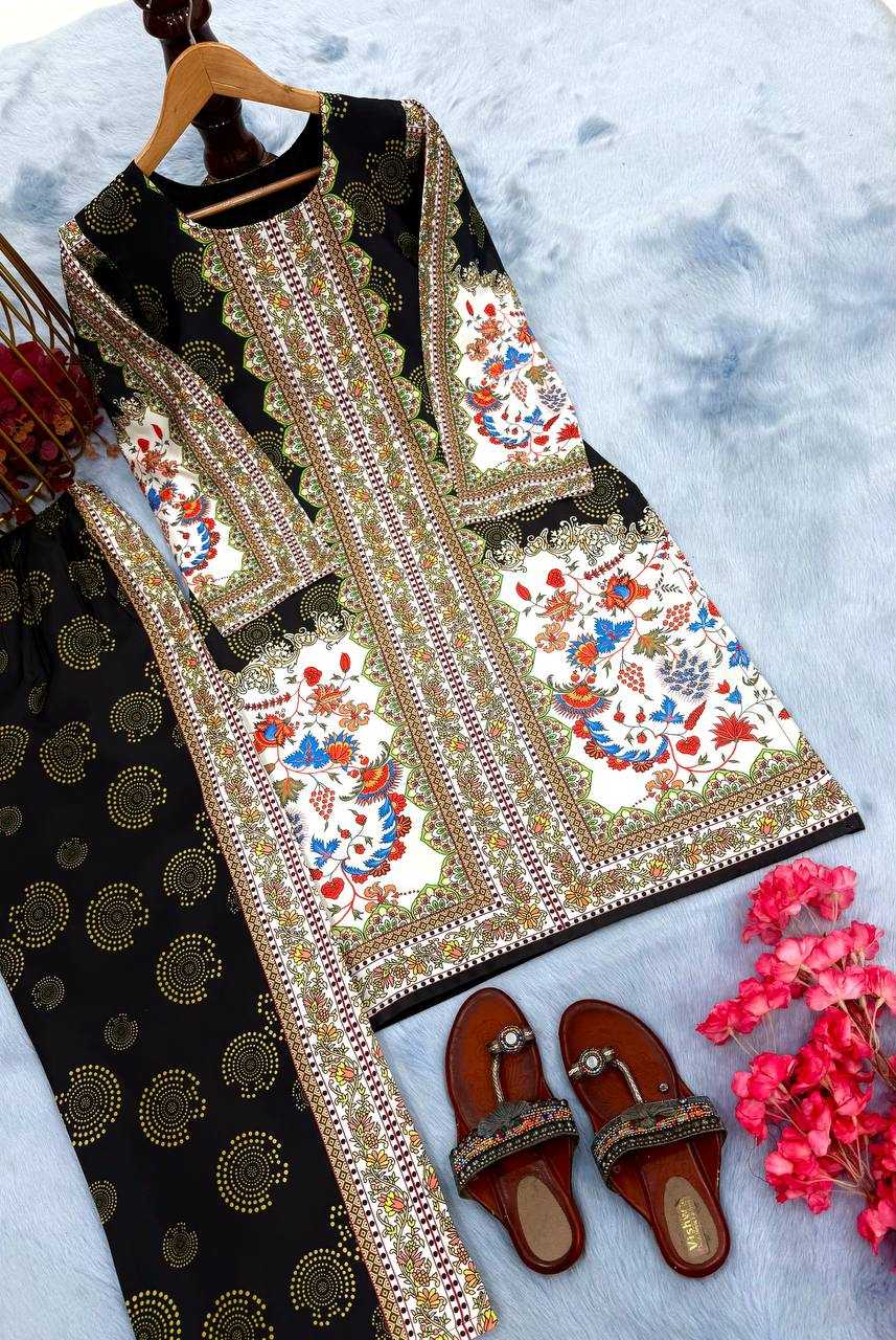 Ynf Crepe KESH141 1123 Kurti Wholesale Printed Kurtis Kurtis With Bottom Embroidered Kurtis Manufacturer