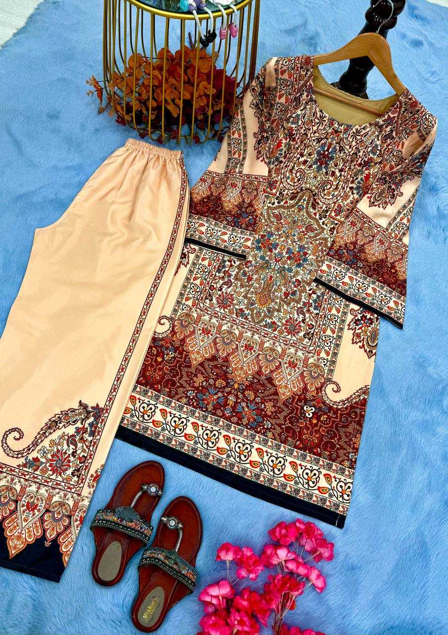 Ynf Crepe KESH141 1127 Western Wears Wholesale Co-ord Set Manufacturer
