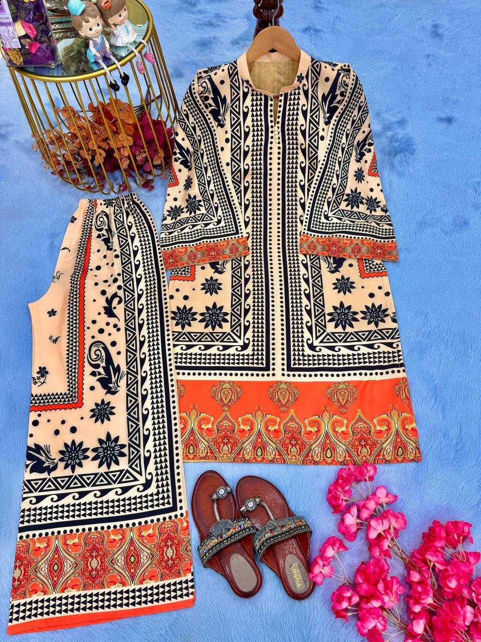 Ynf Crepe KESH141 1127 Western Wears Wholesale Co-ord Set Manufacturer