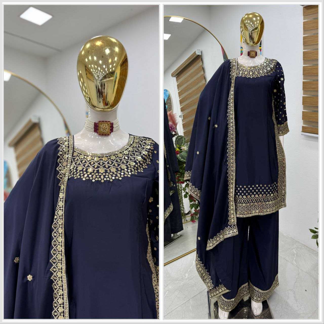 Ynf Crepe KESH158 5056 Suits & Dresses Wedding Collections Wholesale Ladies Suits Sharara Salwar Suits Haldi Outfits Manufacturer