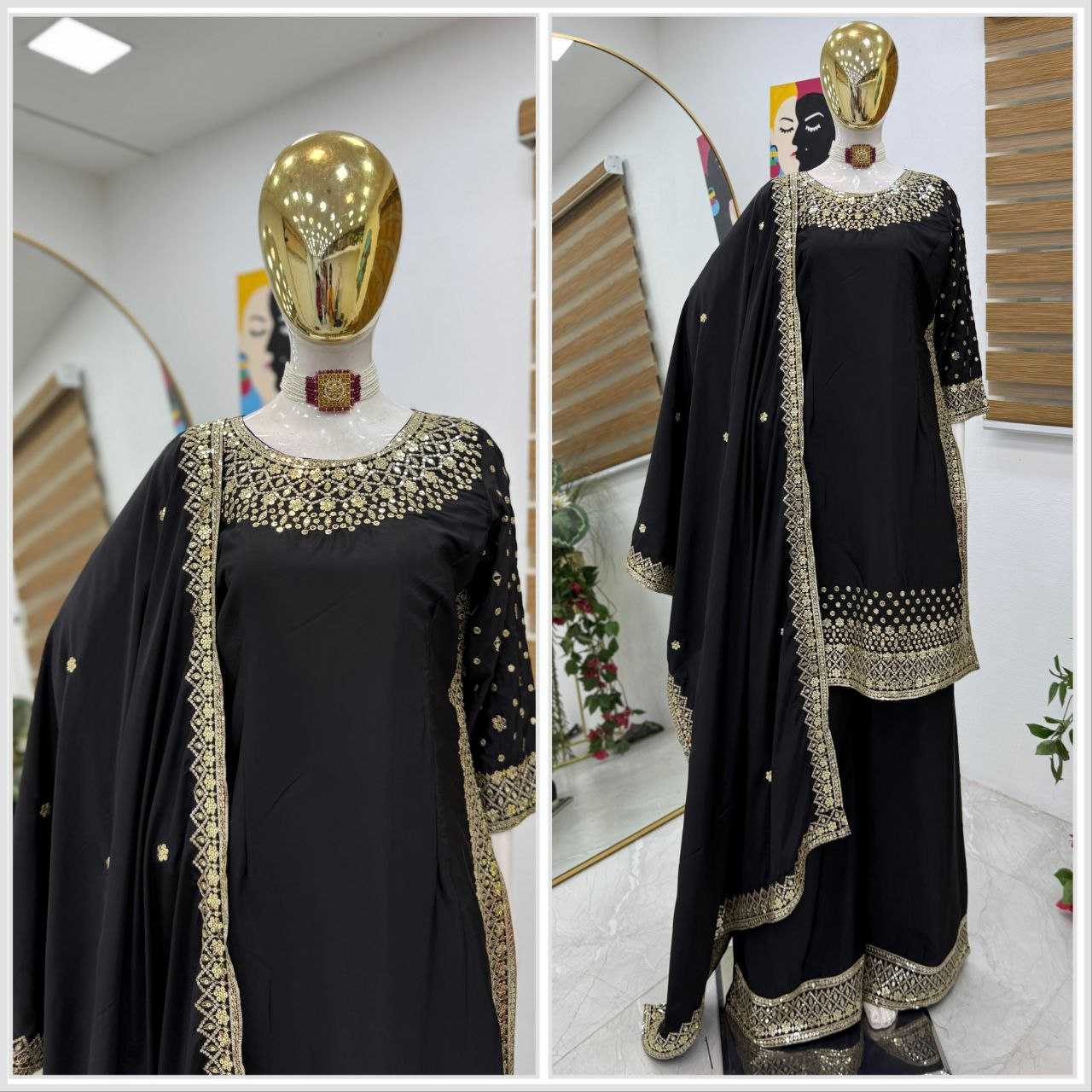 Ynf Crepe KESH158 5056 Suits & Dresses Wedding Collections Wholesale Ladies Suits Sharara Salwar Suits Haldi Outfits Manufacturer