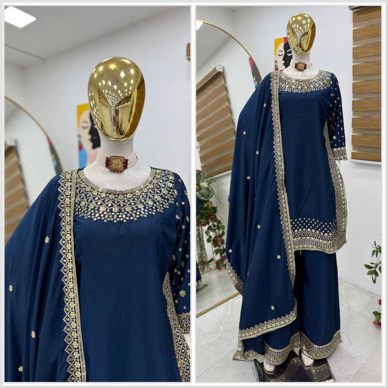 Ynf Crepe KESH158 5056 Suits & Dresses Wedding Collections Wholesale Ladies Suits Sharara Salwar Suits Haldi Outfits Manufacturer