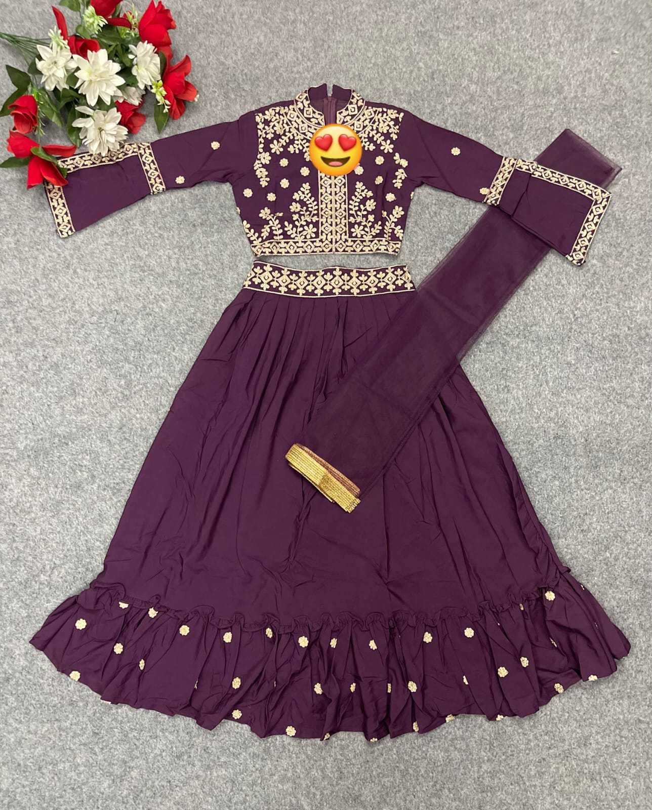 Ynf Crepe KESH461 SALMI Kids Wear Wholesale Kids Lehenga Kids Party Wear Ethnic Manufacturer