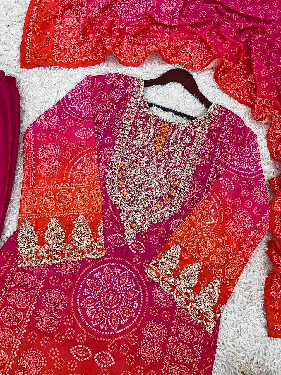 Ynf Crepe KESH499 5292 Suits & Dresses Wholesale Printed Suits Embroidery Suits Bandhani Suits Manufacturer