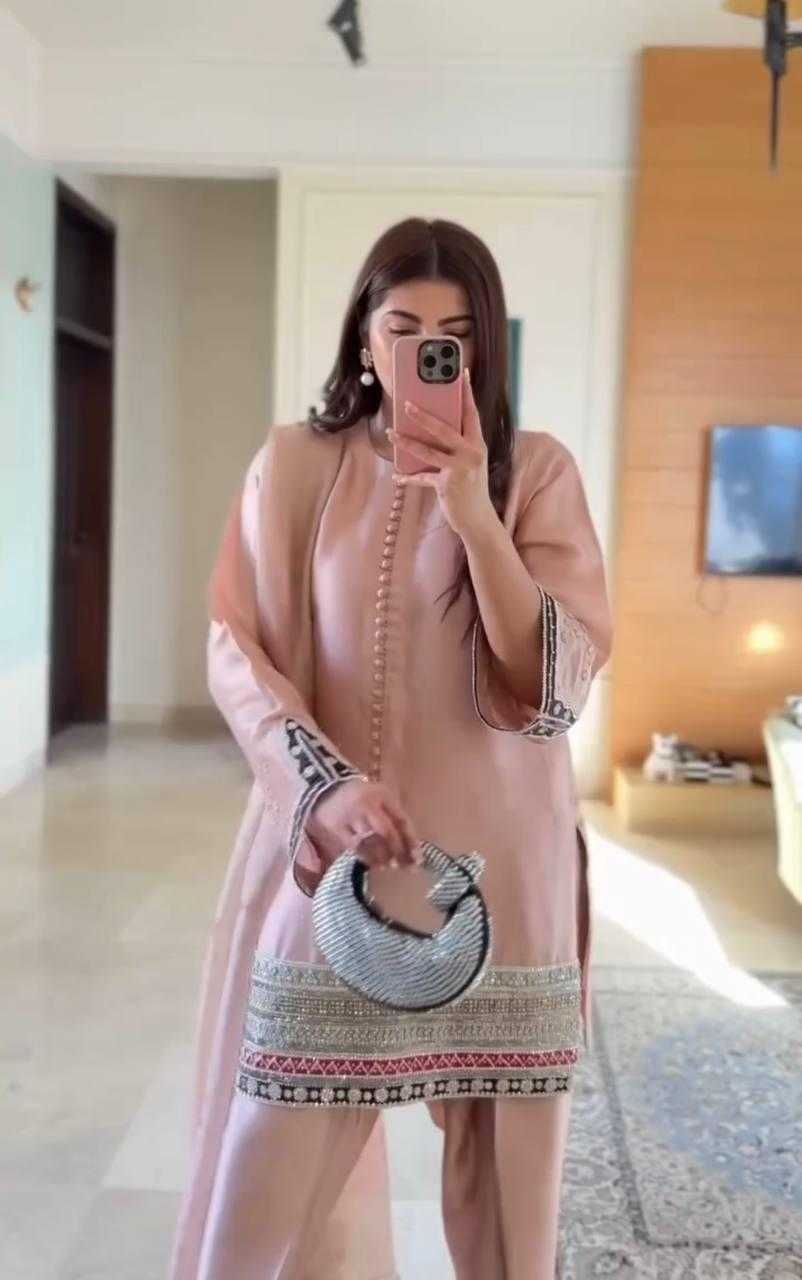 Ynf Crepe KESH512 1682 Suits & Dresses Wholesale Ladies Suits Embroidery Suits Palazzo Suit Manufacturer