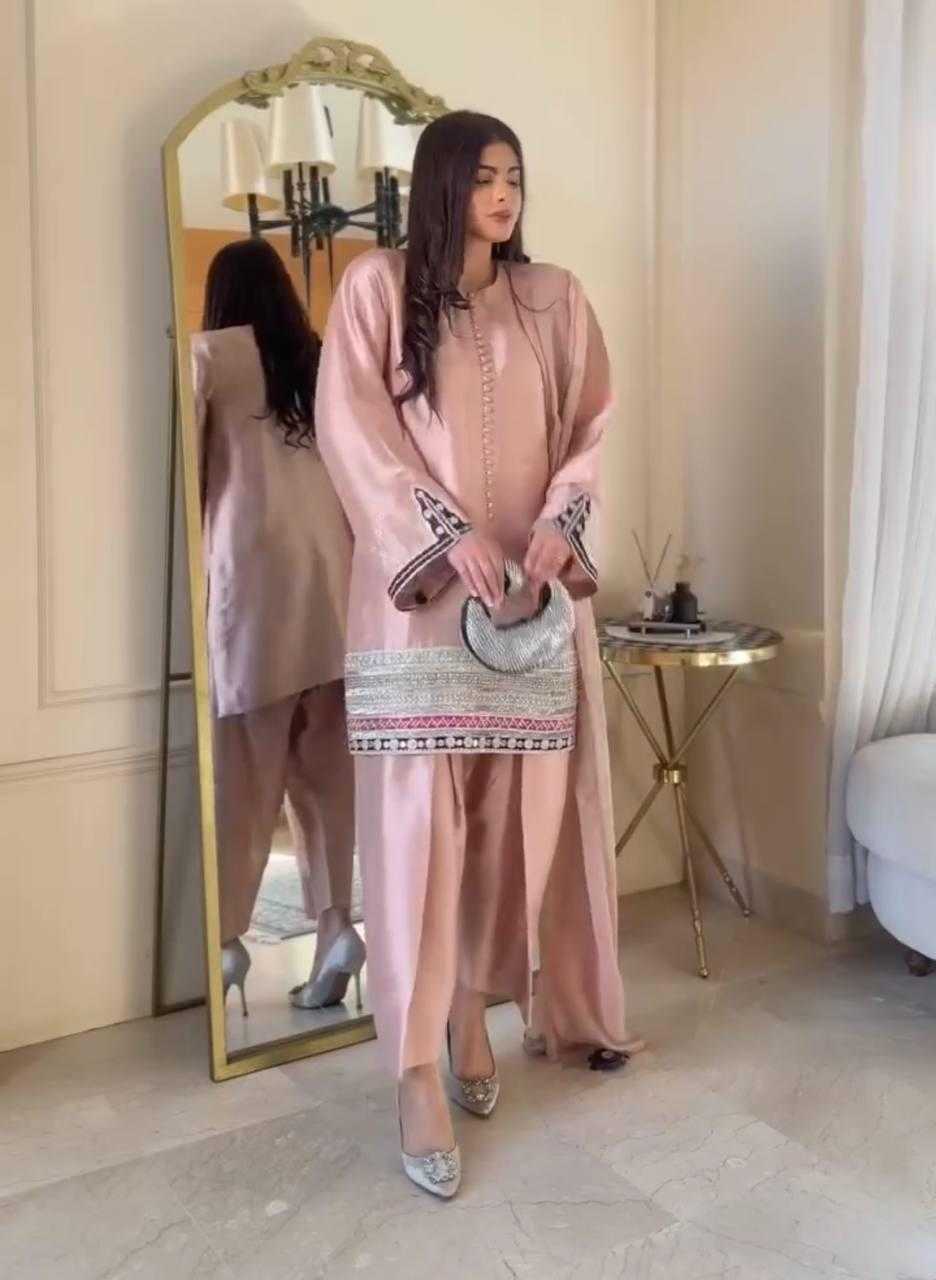 Ynf Crepe KESH512 1682 Suits & Dresses Wholesale Ladies Suits Embroidery Suits Palazzo Suit Manufacturer