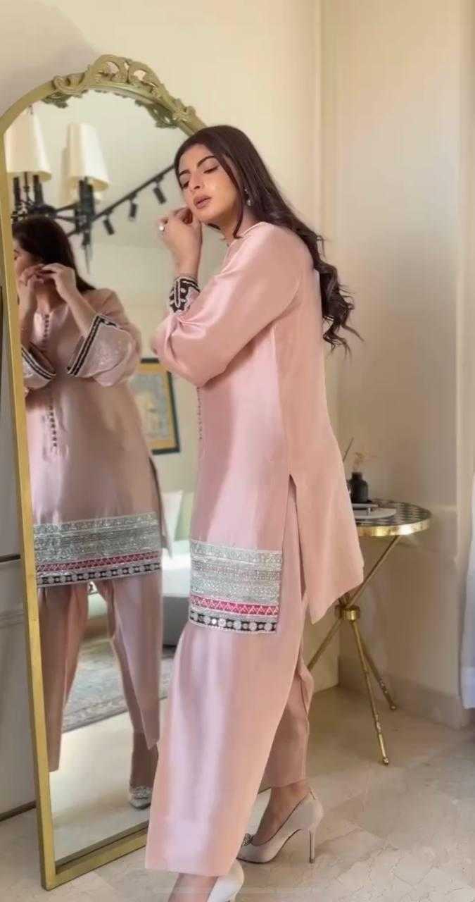 Ynf Crepe KESH512 1682 Suits & Dresses Wholesale Ladies Suits Embroidery Suits Palazzo Suit Manufacturer
