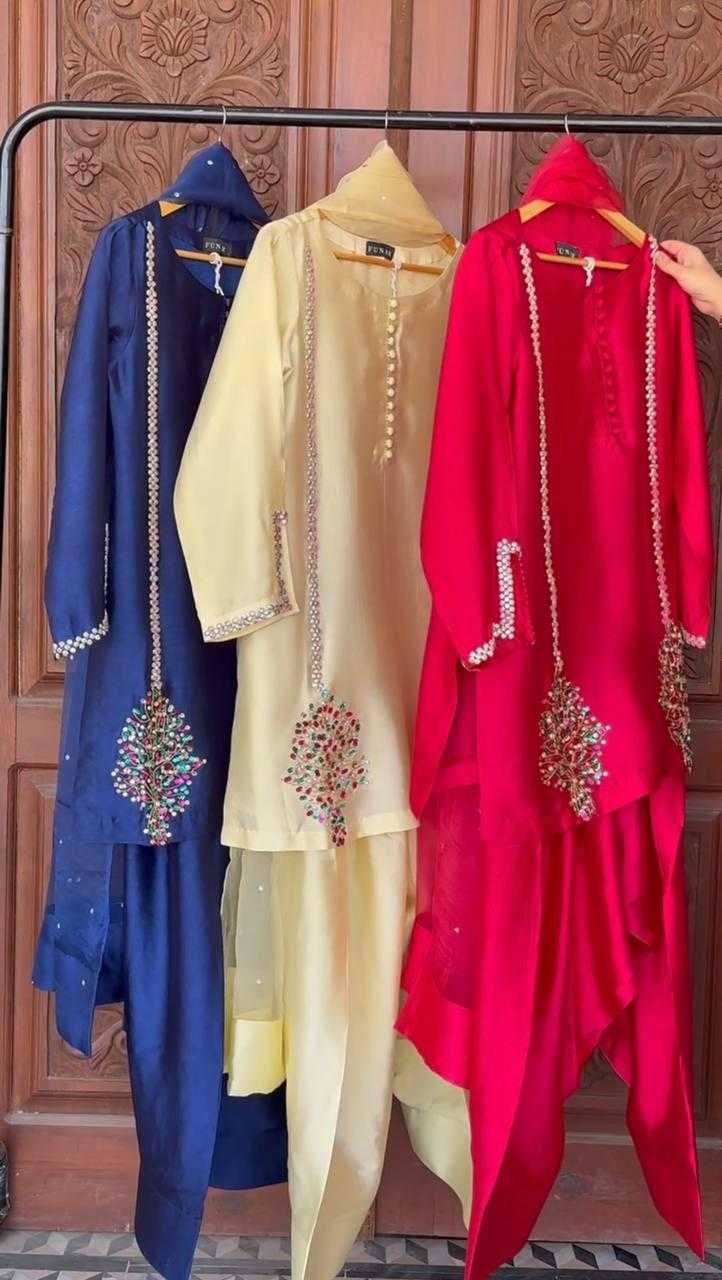 Ynf Crepe KESH512 1689 Suits & Dresses Wholesale Ladies Suits Embroidery Suits Palazzo Suit Manufacturer