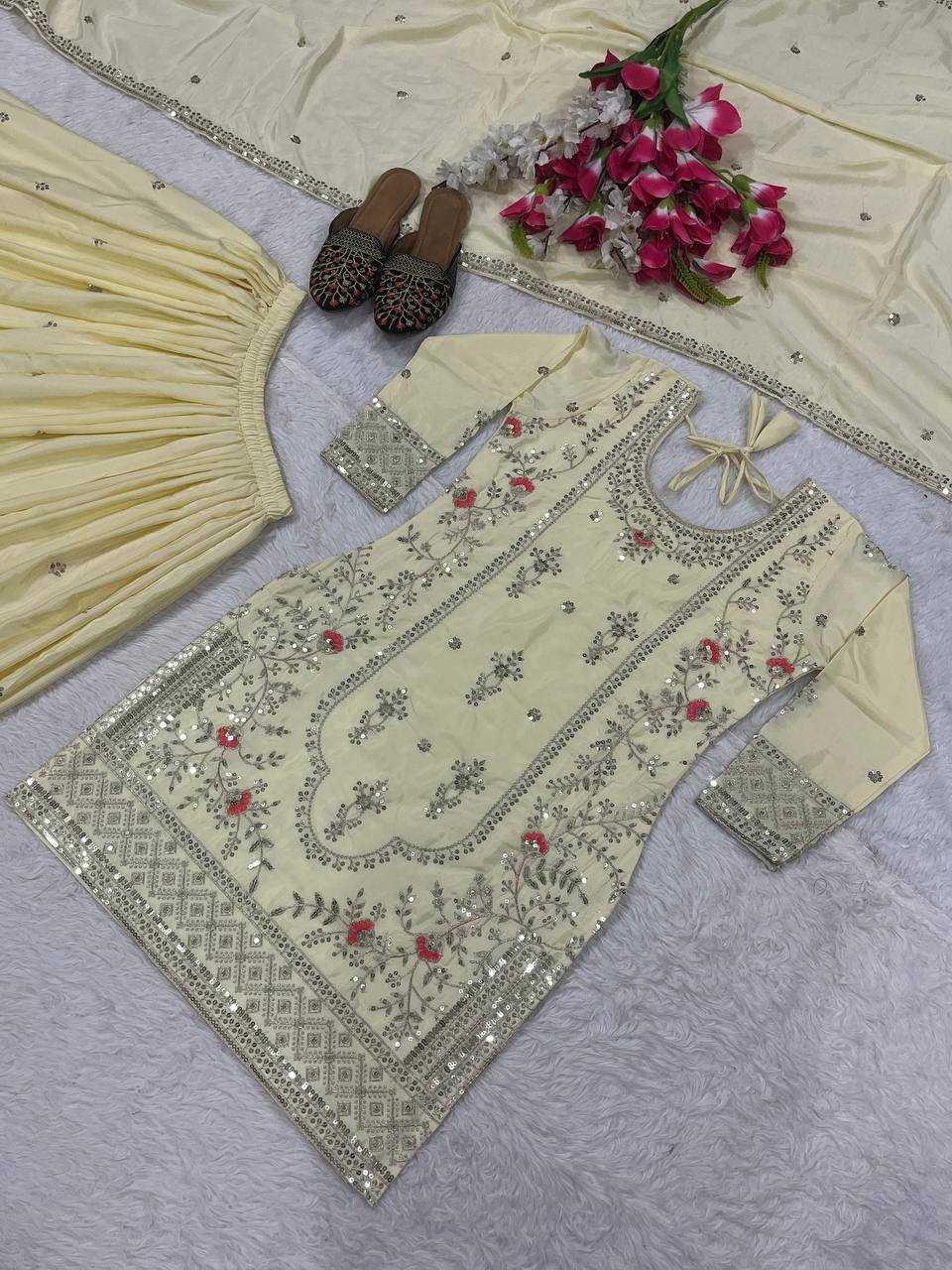 Ynf Crepe KESH515 3049 Suits & Dresses Wholesale Sharara Salwar Suits Embroidery Suits Designer Suits Manufacturer